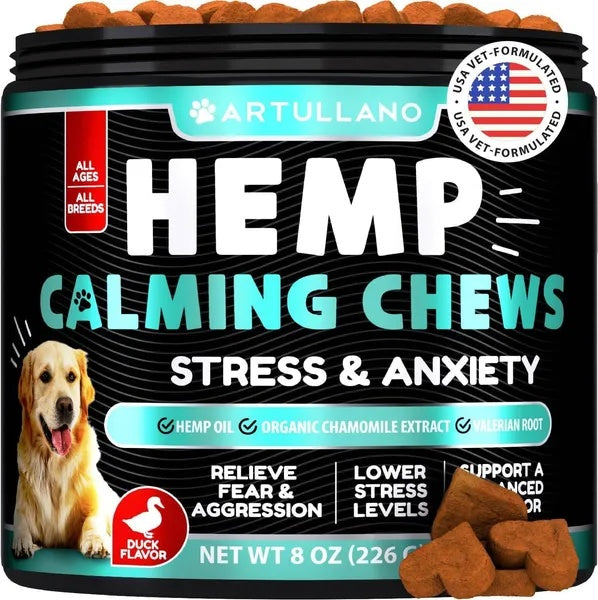 Hemp Calming Chews: The Natural Anxiety Relief for Your Beloved Dog
